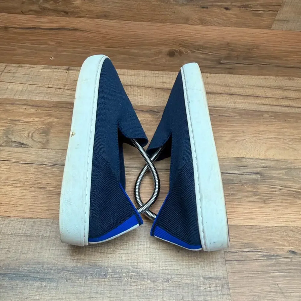 Rothy's  Women's Size 8 The Original Slip On Sneakers blue  Shoes Low Top